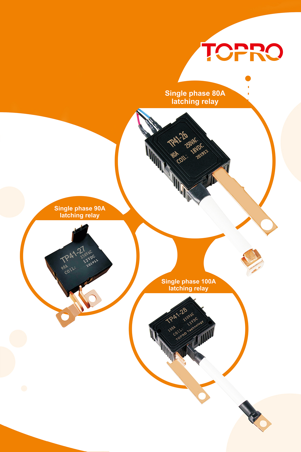 SINGLE PHASE LATCHING RELAYS