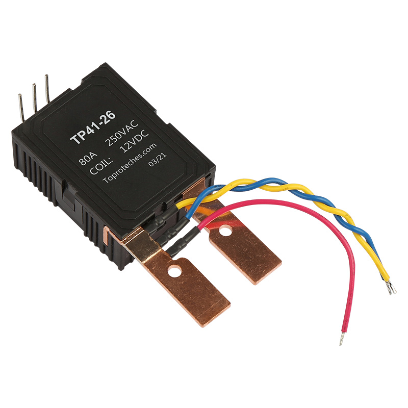 Single phase 80A polarized latching relay TP41-26