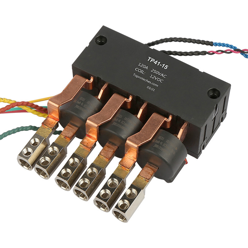 Three phase 120A polarized latching relay TP41-15