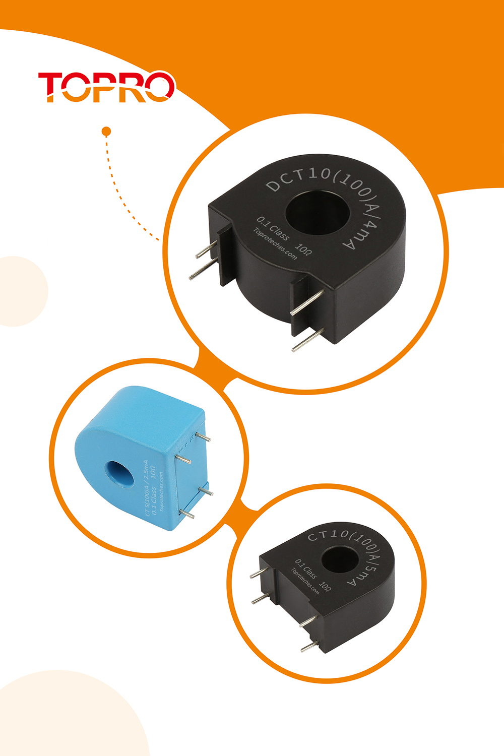 PCB MOUNTING CURRENT TRANSFORMERS