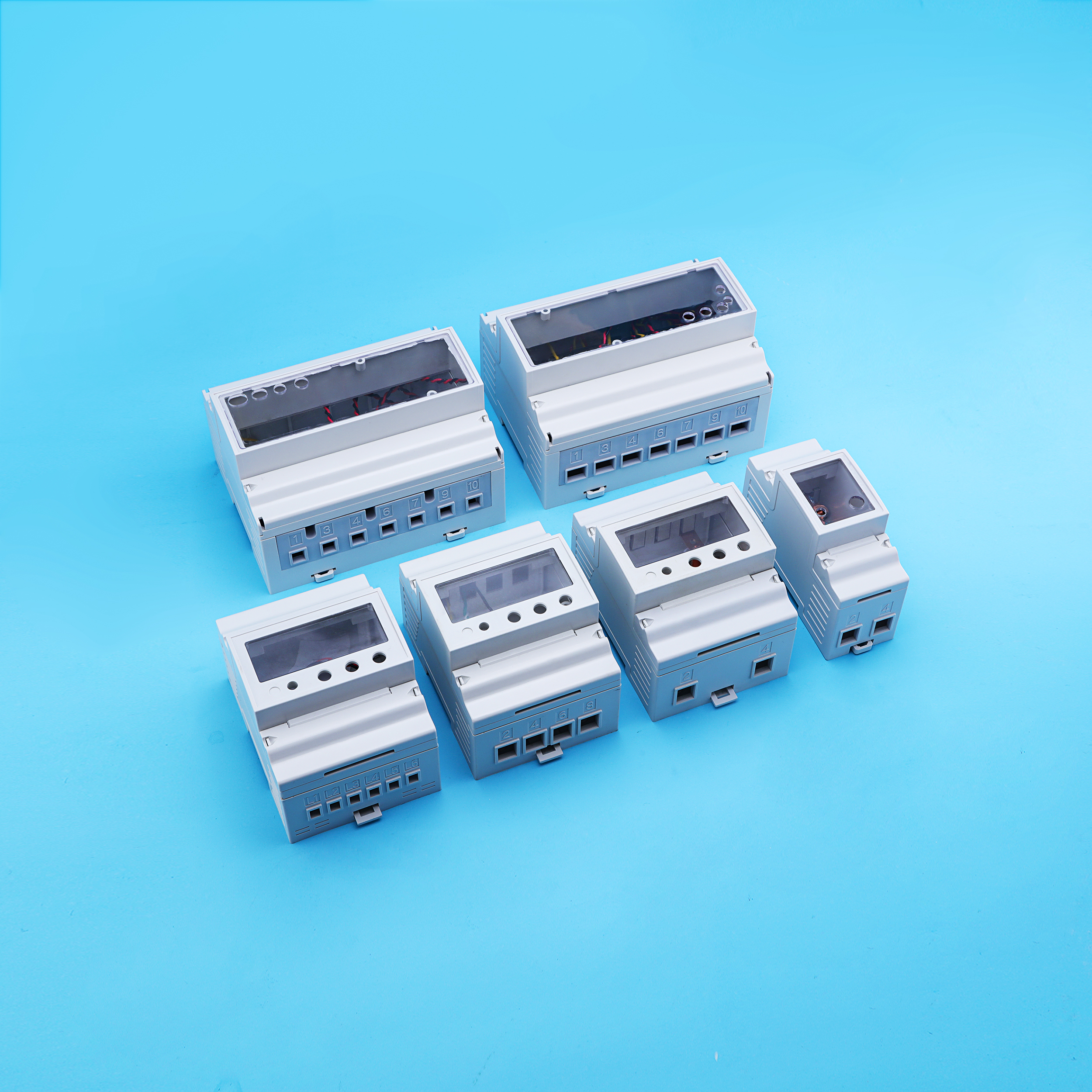 Din rail energy meter enclosures launched.